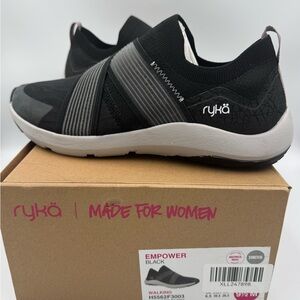 Ryka Women's Empower Black Walking Shoes Size 9.5 women’s new in box